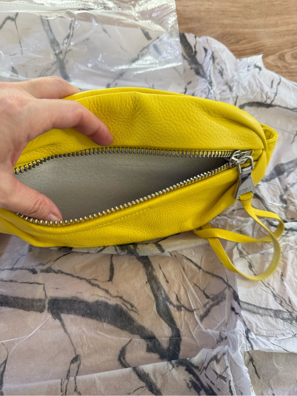 Aimee Kestenberg Milan Bag in Lemon NWT - Picture 6 of 10